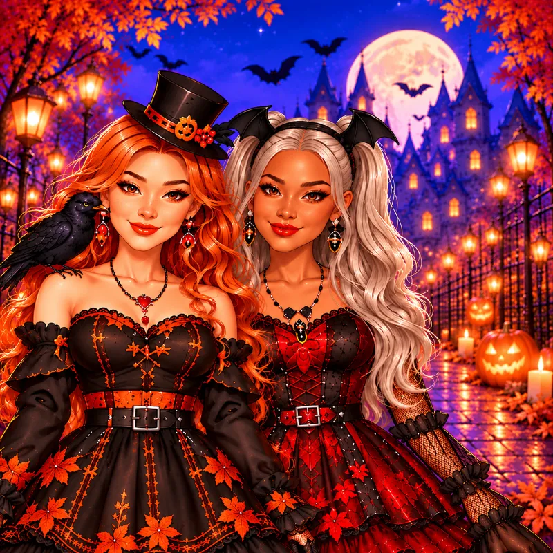 Besties Halloween Fashionista