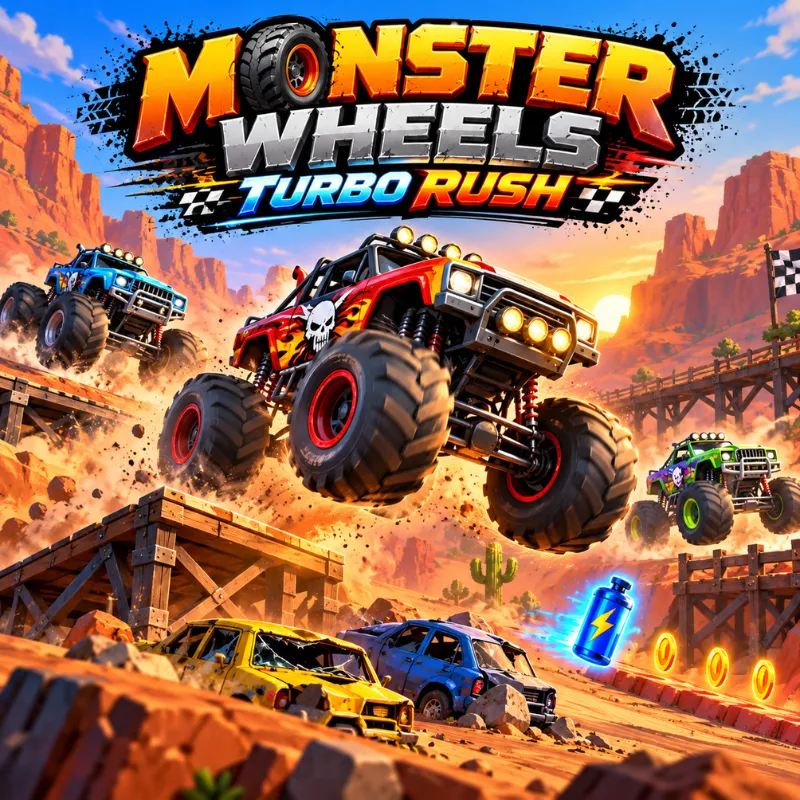 Monster Wheels Turbo Rush
