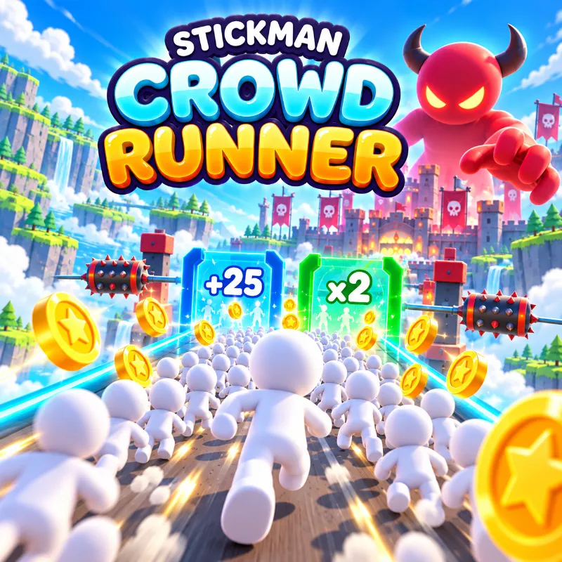 Stickman Crowd Runner 3D